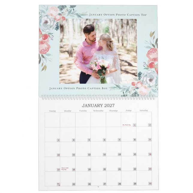 Neugeborene im ersten Jahr | Hochzeitfotografie Kalender (Jan 2027)