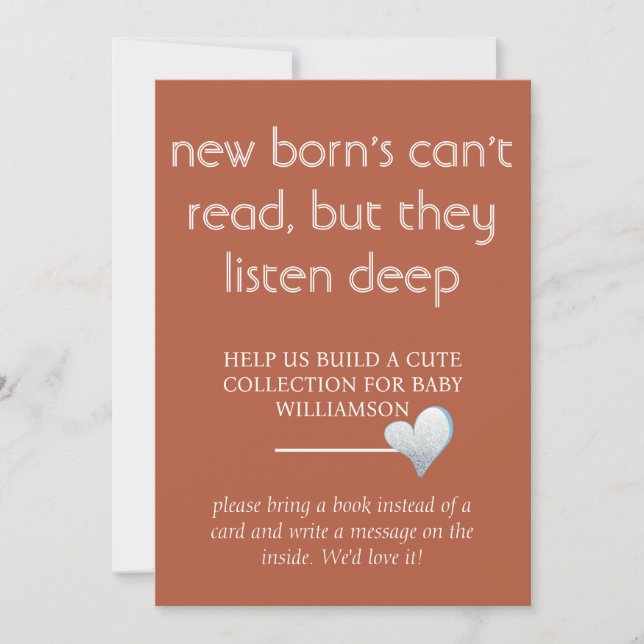 Neugeborene können nicht lesen, aber sie hören Bab (Vorderseite)