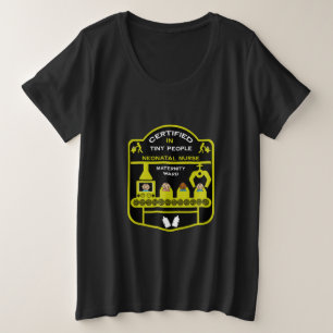 Neugeborene Krankenschwester danken Ihnen und unte Große Größe T-Shirt