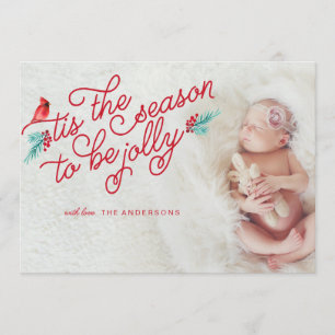 NEUGEBORENE lustige Weihnachtsjahreszeit Menükarte