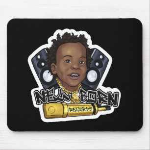 Neugeborene Platten Mousepad
