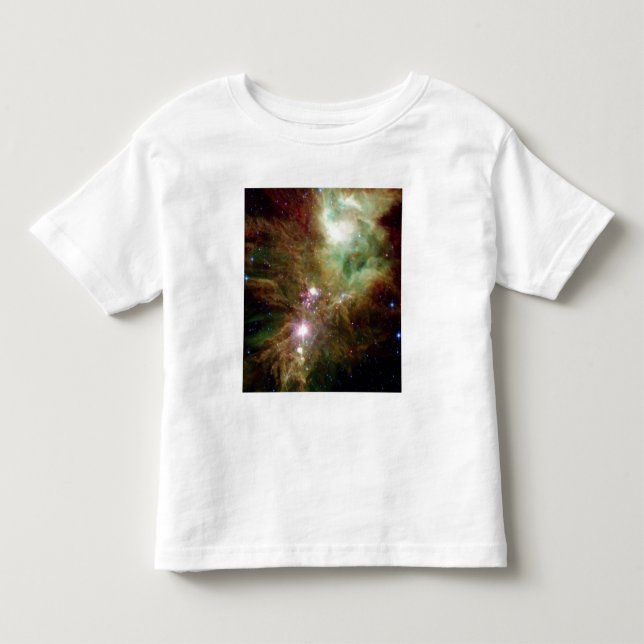 Neugeborene Sterne im Weihnachtsbaum-Cluster Kleinkind T-shirt (Vorderseite)