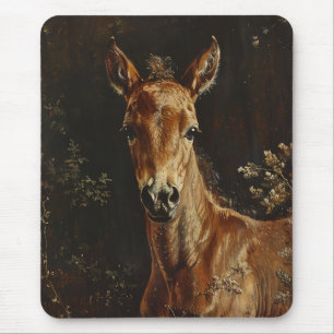 Neugeborenen-Fohlen-Malerei Mousepad