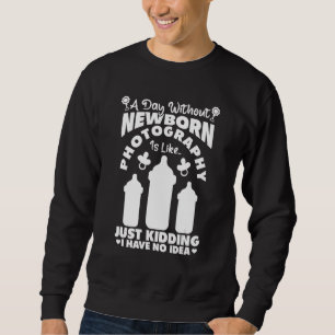 Neugeborenen-Fotografie Baby-Fotograf Bild Fotos Sweatshirt