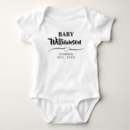 Neugeborenen-Geschenk - Personalisierte Ankündigun Baby Strampler