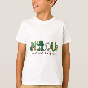 Neugeborenen-Nicu-Krankenschwester St. Pattys Pfle T-Shirt