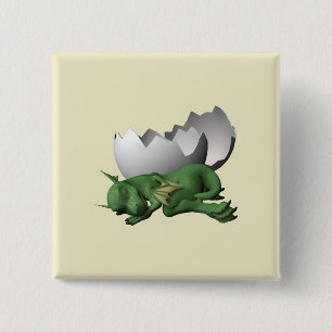 Neugeborener Drache Button