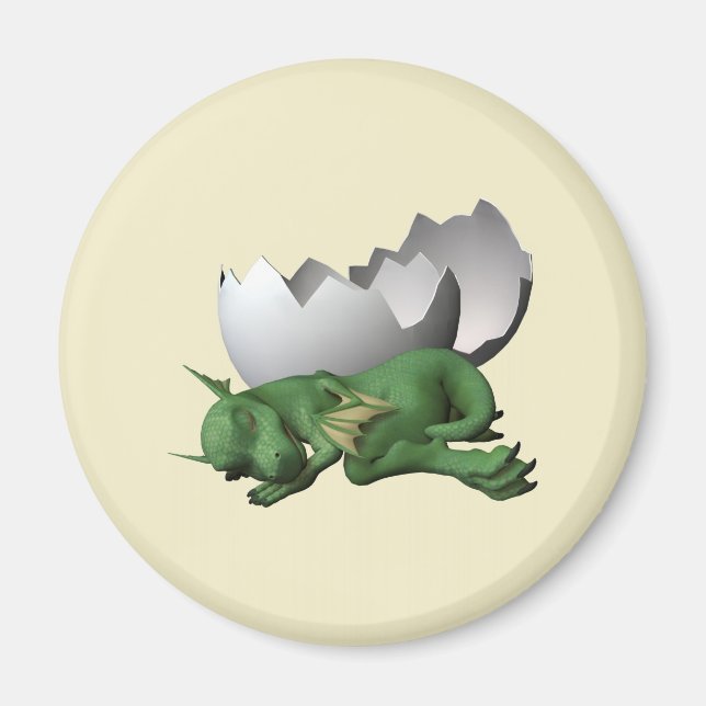 Neugeborener Drache Magnet (Vorne)