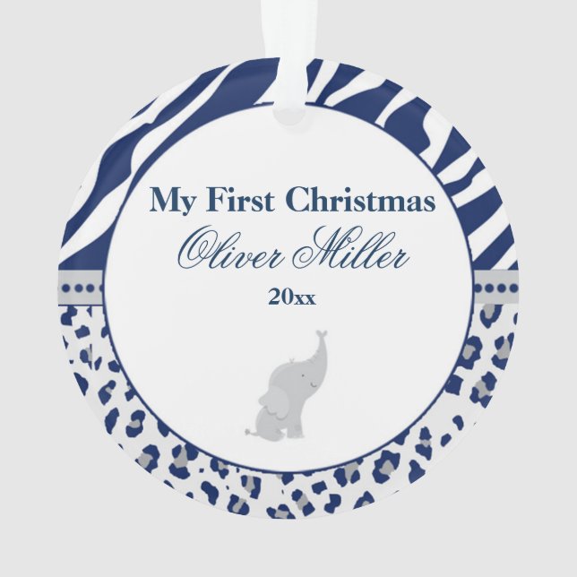 Neugeborener erster ornament (Rückseite)