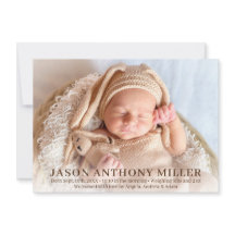 Neugeborener Junge Geburtsstaten | FOTO