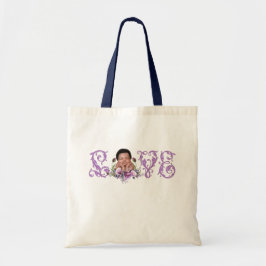Neugeborenes Baby der farbigen LIEBE Purple Flower Tragetasche