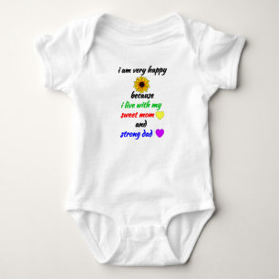 Neugeborenes Baby Junge Mädchen Geschenk - Familie Strampler