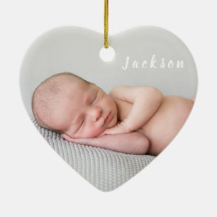 Neugeborenes Foto Dekoration Frohe Weihnachtsbaum