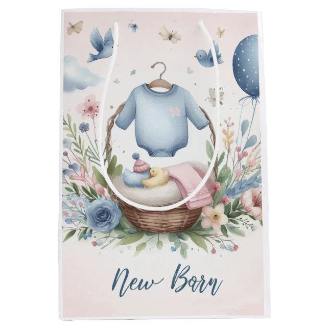 Neugeborenes Mittlere Geschenktüte (Vorderseite)