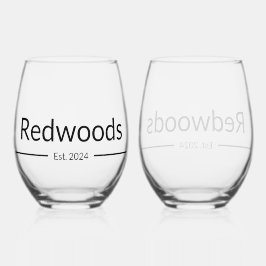 Neugepresste personalisierte Weingläser Weinglas Ohne Stiel