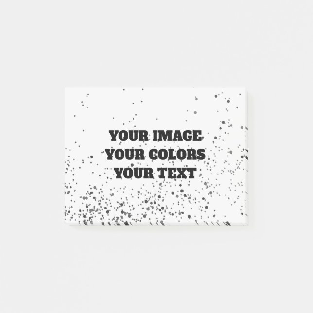 Neugestaltung aus Scratch und eigene Kreation Post-it Klebezettel (Vorderseite)