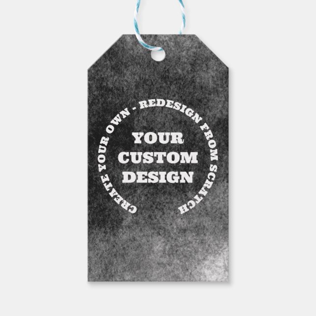 Neugestaltung von Scratch - Erstellen eines benutz Geschenkanhänger (Vorderseite)