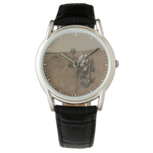 Neugier auf der Oberfläche der Mars. Armbanduhr