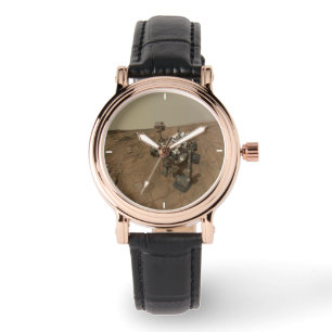 Neugier auf der Oberfläche der Mars. Armbanduhr