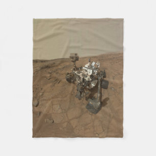 Neugier auf der Oberfläche der Mars. Fleecedecke