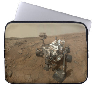 Neugier auf der Oberfläche der Mars. Laptopschutzhülle