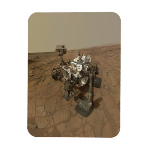 Neugier auf der Oberfläche der Mars. Magnet