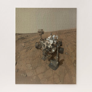 Neugier auf der Oberfläche der Mars. Puzzle