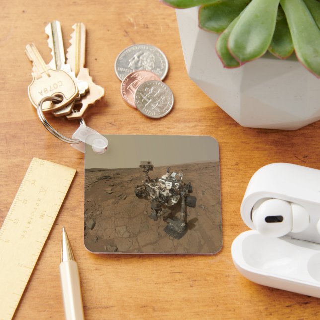 Neugier auf der Oberfläche der Mars. Schlüsselanhänger (Schreibtisch)
