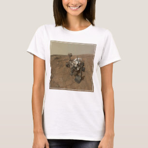 Neugier auf der Oberfläche der Mars. T-Shirt