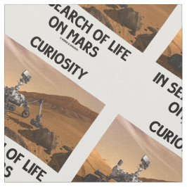 Neugier auf der Suche nach dem Leben auf Mars Stoff