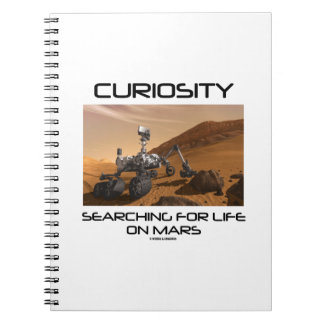 Neugier auf der Suche nach Leben auf Mars (Mars Ro Notizblock