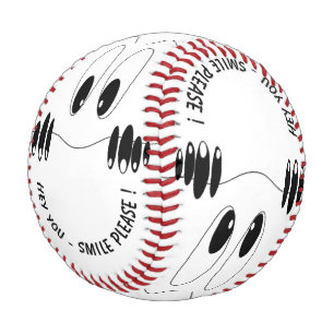 Neugier Augen - Funny Baseball - Benutzerdefiniert