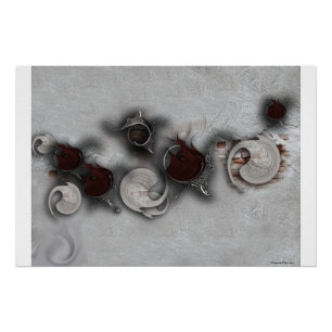 "Neugier der Leidenschaft", glänzendes Poster