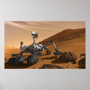 Neugier: Die nächsten Mars Poster