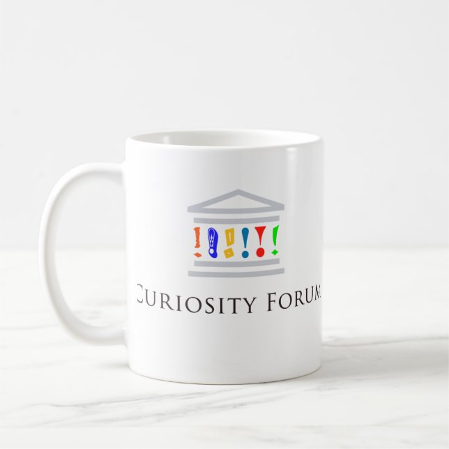 Neugier-Forum-Tasse Tasse (Links)