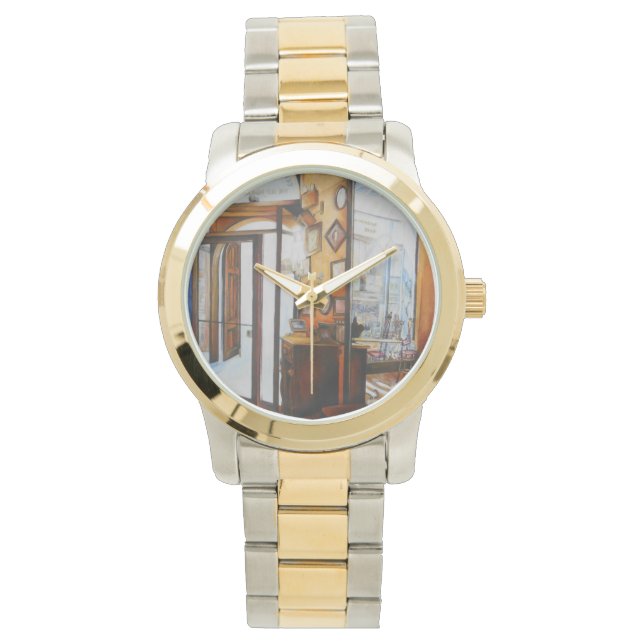 Neugier ist das Werkzeug der Weisen Armbanduhr (Vorderseite)