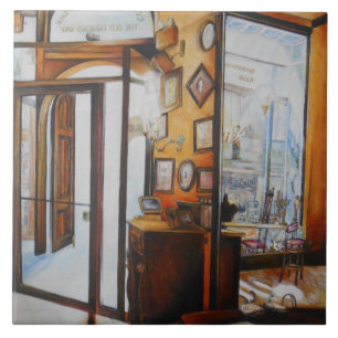 Neugier ist das Werkzeug der Weisen Fliese