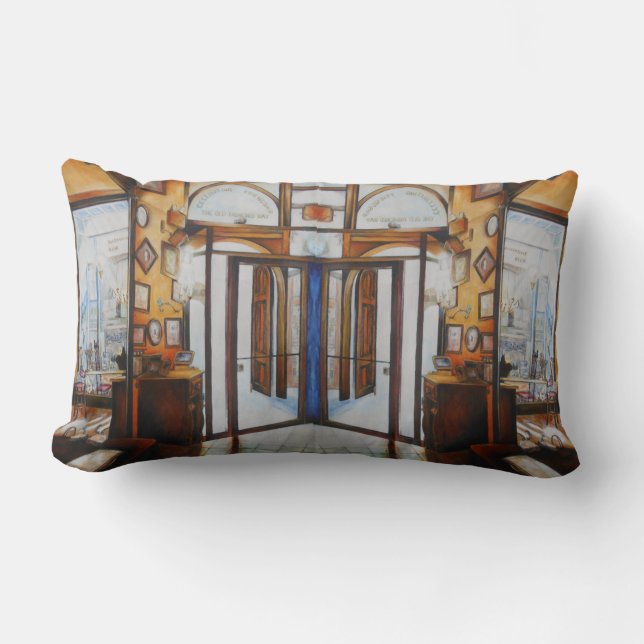 Neugier ist das Werkzeug der Weisen Lendenkissen (Vorderseite)