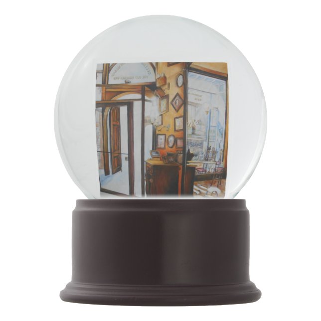 Neugier ist das Werkzeug der Weisen Schneekugel (Vorderseite)