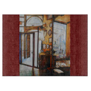 Neugier ist das Werkzeug der Weisen Schneidebrett