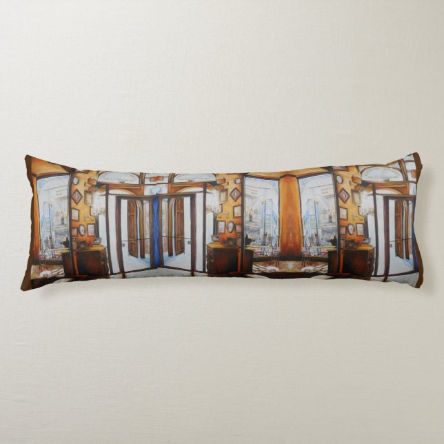 Neugier ist das Werkzeug der Weisen Seitenschläferkissen (Vorderseite)