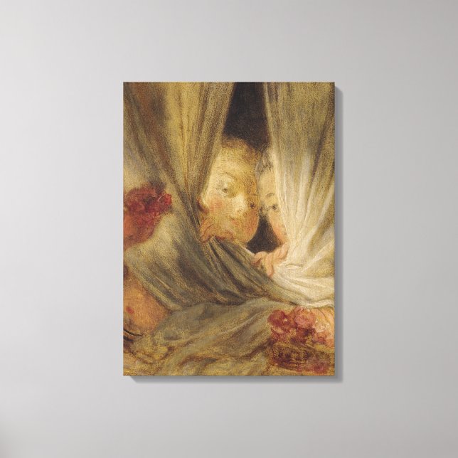 Neugier Leinwanddruck (Vorderseite)