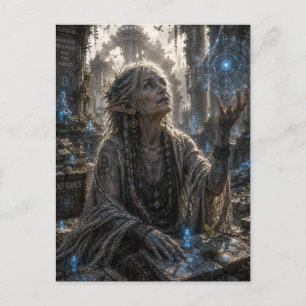 Neugier / Orakel / Vergessener Tempel Postkarte
