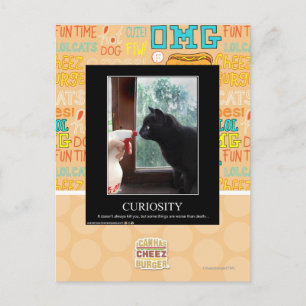 Neugier Postkarte