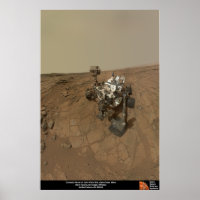 Neugier Rover auf der John-Klein-Website