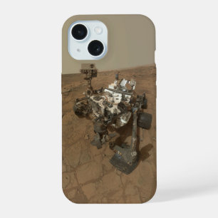 Neugier Rover auf der Oberfläche des Mars. iPhone 15 Hülle