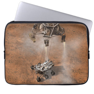 Neugier Rover Landing auf der Marsfläche. Laptopschutzhülle