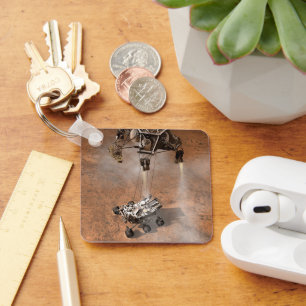 Neugier Rover Landing auf der Marsfläche. Schlüsselanhänger