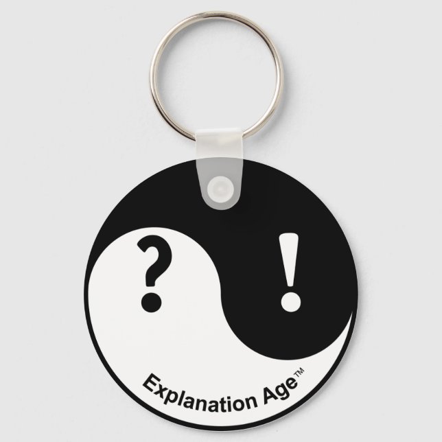 Neugier und Überzeugung Schlüsselanhänger (Vorderseite)