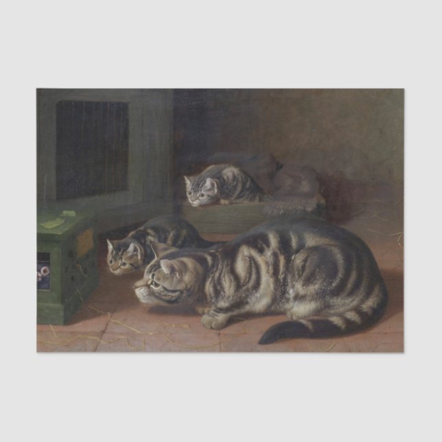 Neugier von Horatio Henry Couldery Seidenpapier (Vorderseite)